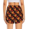 thumbnail image 4 of Uemuo Cute Squirrel Pattern Women's Athletic Shorts High Waisted Running Shorts with Liner Pockets Gym Elastic Workout Shorts-Large, 4 of 9