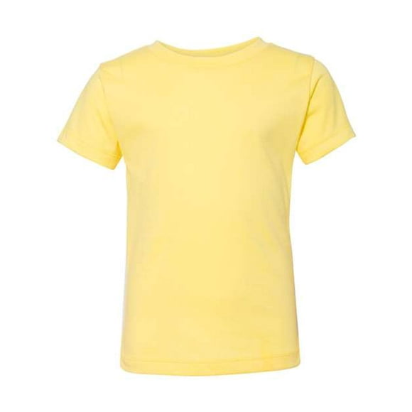 Camiseta de manga corta de Bella + Canvas para niños pequeños 3T AMARILLO bella lienzo 3001T