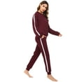 thumbnail image 3 of Uniexcosm Women's Loungewear Set Two Piece Fall Outfit Long Sleeve Pullover Tops & Long Pants Tracksuit Sweatsuits, 3 of 10