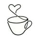 thumbnail image 1 of Decoración de pared con forma de taza de café, elegante y creativa. 158 cm x 203 cm, 1 of 7