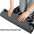 thumbnail image 3 of Gray and Pink Of Leopard Print Hot Yoga Mat Towel Non Slip for Hot Yoga - Quick-Drying Yoga Mat Cover with 4 Corner Pockets with Travel Bag - Hot Yoga Towel Non Slip 70"x26", 3 of 6