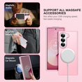 thumbnail image 3 of Magnetic Case for Samsung Galaxy Z Fold 6 [Magsafe Compatible] Translucent Matte Slim Shockproof Protective Cover for Galaxy Z Fold 6 7.6", Hot Pink, 3 of 18