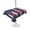 Navy, Red, White, variant on Outdoor Tablecloth with Umbrella Hole for Patio/Picnic/Party/Camping, American Independence Day Waterproof Table Cloth Round Cover Washable, USA Star Stripes Flag Black Red (Dia 60")