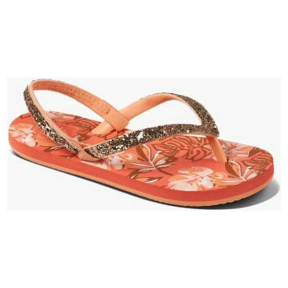 Reef Little Stargazer Prints Orange , 7/8 M US