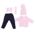 thumbnail image 3 of Atuendo para muñeca bebé, ropa para muñeca, suéter, pantalones, accesorios para muñeca, sombrero para muñeca de niña, elaborado con cuidado, 3 of 14