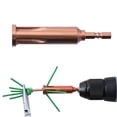 thumbnail image 3 of Herramienta eléctrica para pelar y torcer cables de material acero herramientas retorcidas, y cables de alambre con hexagonales de terminal d marrón DYNWAVEMX Torsión de alambre, 3 of 6