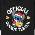 thumbnail image 3 of Lilo & Stitch - Official Cookie Tester - Men's Crew Neck Fleece Pullover, 3 of 5