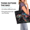 thumbnail image 2 of Easygdp Colorful Plant Turtle A Bolsas Tote para Mujer, Bolsos de Hombro para Viaje, Bolsos de Mano de Gran Capacidad para Compras y Trabajo, 2 of 8