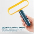 thumbnail image 3 of Sticky roll Portable Lint Remover Fuzz Fabric Shaver Double Sided Clothes Hair Scraper Cleaner for Coat Carpet Fluff Hair Remove Brush Tools Clean (Color : Yellow), 3 of 6