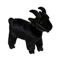 thumbnail image 2 of Animal de peluche de peluche decorativo juguete suave actividad presente oveja de peluche animal negro y S, 2 of 9