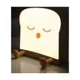 thumbnail image 3 of Cute night light, toasted bread LED night light, with charging, portable bedroom bedside light, birthday gift,style2, 3 of 5