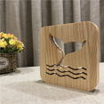 thumbnail image 2 of Whale Tail LED Night Light Wooden 3D Light Creative Wooden Light Simple Living Room Decoration Atmosphere Light Table Light, 2 of 4