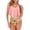 Pink, variant on KaLI_store Tummy Control Swimsuits for Women Women's Floral Print Underwire Spaghetti Strap Knot Back High Waist Two Piece Bikini Swimsuit Bathing Suit Set Pink,XXL