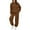 14#Coffee, variant on Sweatsuits Women 2 Piece Outfit Comfort Jogger set Hoodie and Sweatpants Set Matching Sweat Sets Fall Sweatset