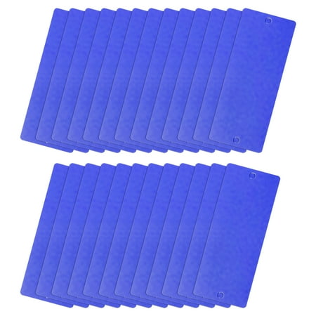 

Uxcell 50x22x0.5mm Aluminium Blank Tags Engraving Blanks with 2 Hole 25Pack (Navy Blue)