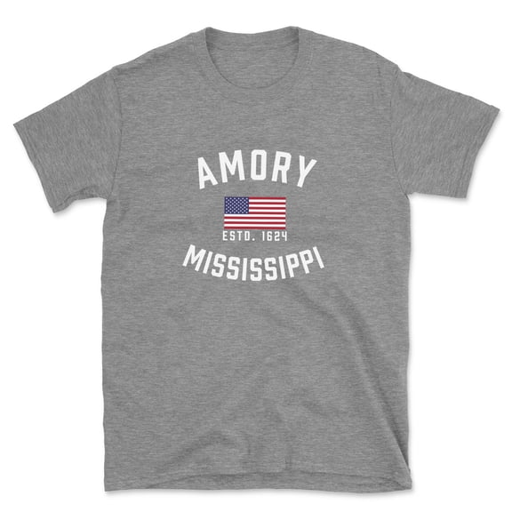 Amory Mississippi Patriot Men's Cotton T-Shirt
