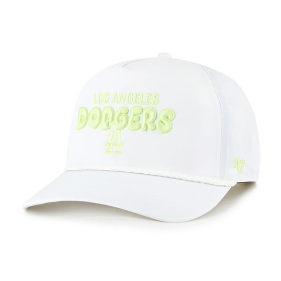 Women's-'47  White Los Angeles Dodgers Bright Side Adjustable Hitch Hat