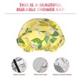 thumbnail image 4 of Lemon (2) Shower Cap, Double Layers Shower Cap Rreusable Waterproof, Elastic Bathing Hair Hat for Women, Washable Hair Cap for All Hair Lengths, 4 of 5