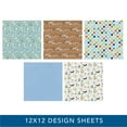 thumbnail image 4 of Roobee by Hello Hobby Dogs Paper Pad, Multicolor Design Scrapbook Paper, 50 Sheets, 25 Designs, 4 of 7