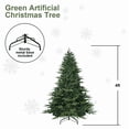 thumbnail image 2 of imerelez 4ft Artificial Christmas Tree with 856 PE/PVC Mixed Tips, Steel Frame & Hinged Design, Unlit Green Tree for Indoor Holiday Decor, 2 of 7