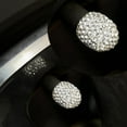 thumbnail image 2 of Bling Valve Stem Caps,4 Pack Tire Valve Caps,Universal Handmade Rhinestones Stem Covers for Bling Car Accessories - White, 2 of 8