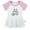 Pink Raglan Dresses, variant on iDzn Little Wolf Novelty Dresses For Baby, Newborn Babies Skirts, Infant Princess Dress, 0-24M Kids Graphic Clothes (White Sleeveless Dresses, 18-24 Months)