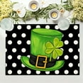 thumbnail image 6 of HuiXinOu St. Patrick's Day Decorations Printed Saint-patrice Place Mats for Your Home Kitchen Antis-fouling Thermal Insulation Table Mats, 6 of 6
