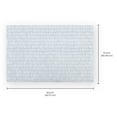 thumbnail image 4 of Decozen Placemats Set of 8 for Dining Table, Table Plastic Placemats, Rectangular PVC 18x12 - Silver, 4 of 8