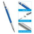 thumbnail image 4 of Unique Bargains Mechanical Pencil with 12Pcs Multicolor Refills, Write Smoothly Pencil with Built-in Sharpener, Blue, 4 of 6