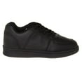 thumbnail image 5 of French Toast Kids Lace-up Flat Heel Faux Leather Sneakers - Size 11, Black, 5 of 8