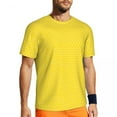 thumbnail image 3 of Gym T Shirt For Man Yellow Hives T-Shirts Fashion Geometric Print Summer Tee Shirt O Neck, 3 of 5