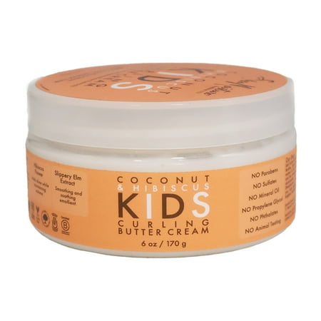 Shea Moisture Kids Coconut Hibiscus Curling Butter Cream, 6 Oz.