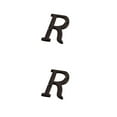 thumbnail image 1 of relayinert House Sign With Retro 3D Wide Range Of Uses And Durable Weather-resistant Metal House Numbers Retro 3D Sign R 2Set, 1 of 6