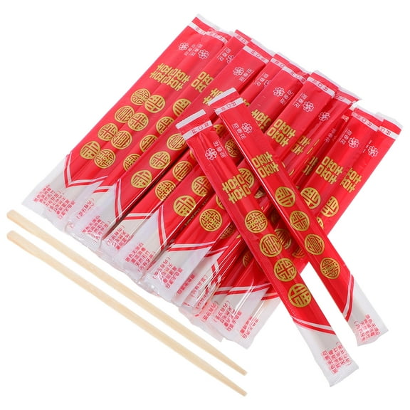 MUSEYA Traditional Japanese Chopsticks Red OPP 40 Pairs