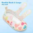 thumbnail image 5 of Barerun Toddler Water Shoes Washable Adjustable EVA Sandals,Wide Round Toe Beige,7.5-8 Toddler, 5 of 8