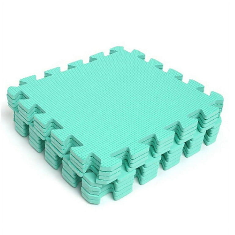 10pcs Puzzle Floor Foam Gym Mats Thick Squares Tile Kid Play Pads