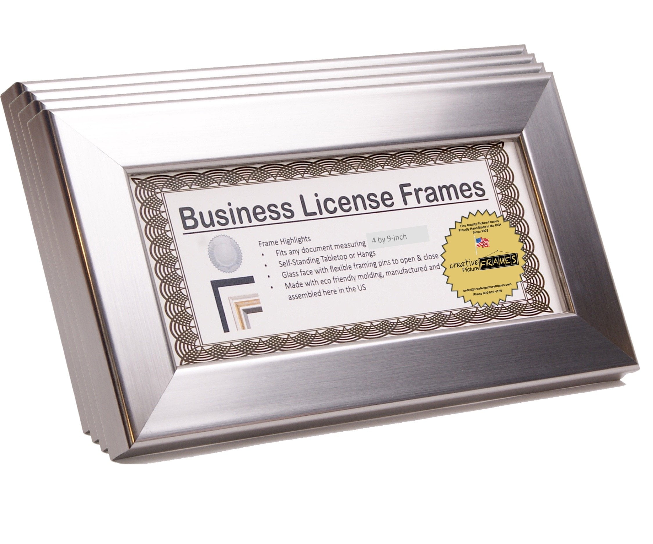 License Frames for Cosmetology Professionals 3.5 by 8.5 inch State