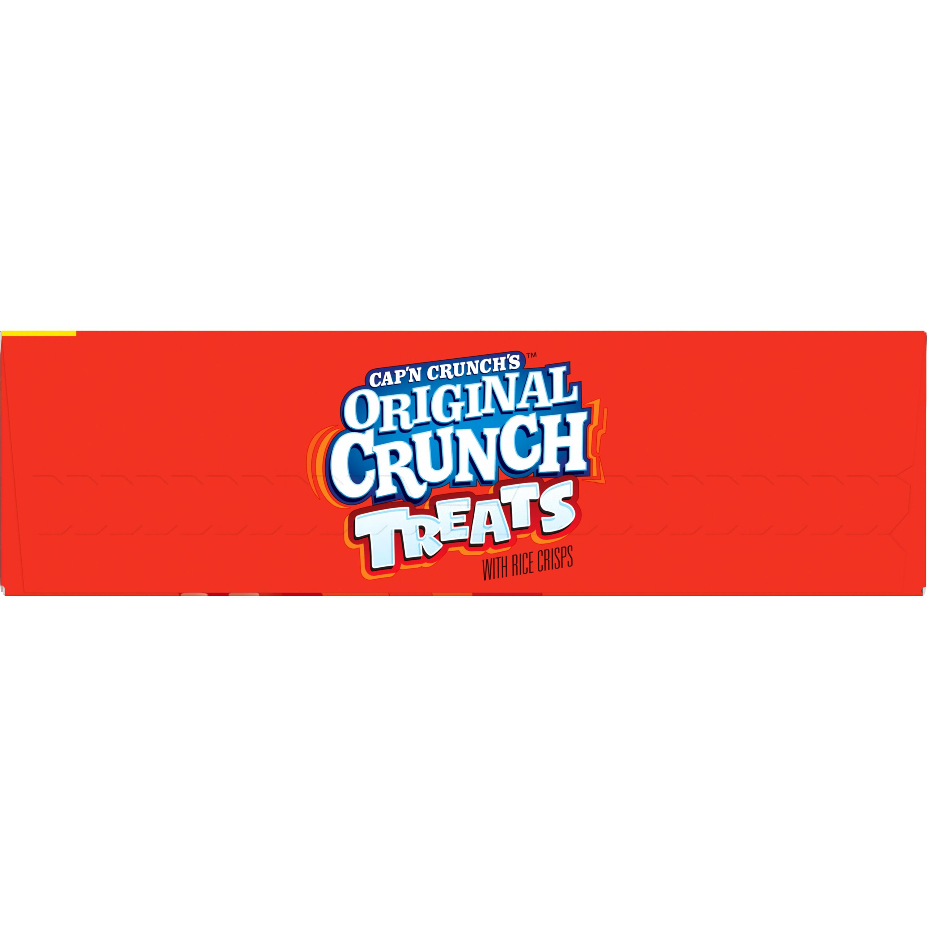 Cap’n Crunch Treats with Rice Crisps Cereal Bars, Original Crunch, 0.84 oz, 16 Count Box