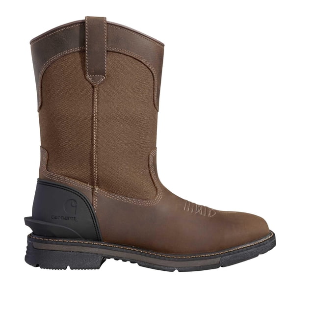Botas industriales Carhartt Montana de acero con punta cuadrada, color marrón