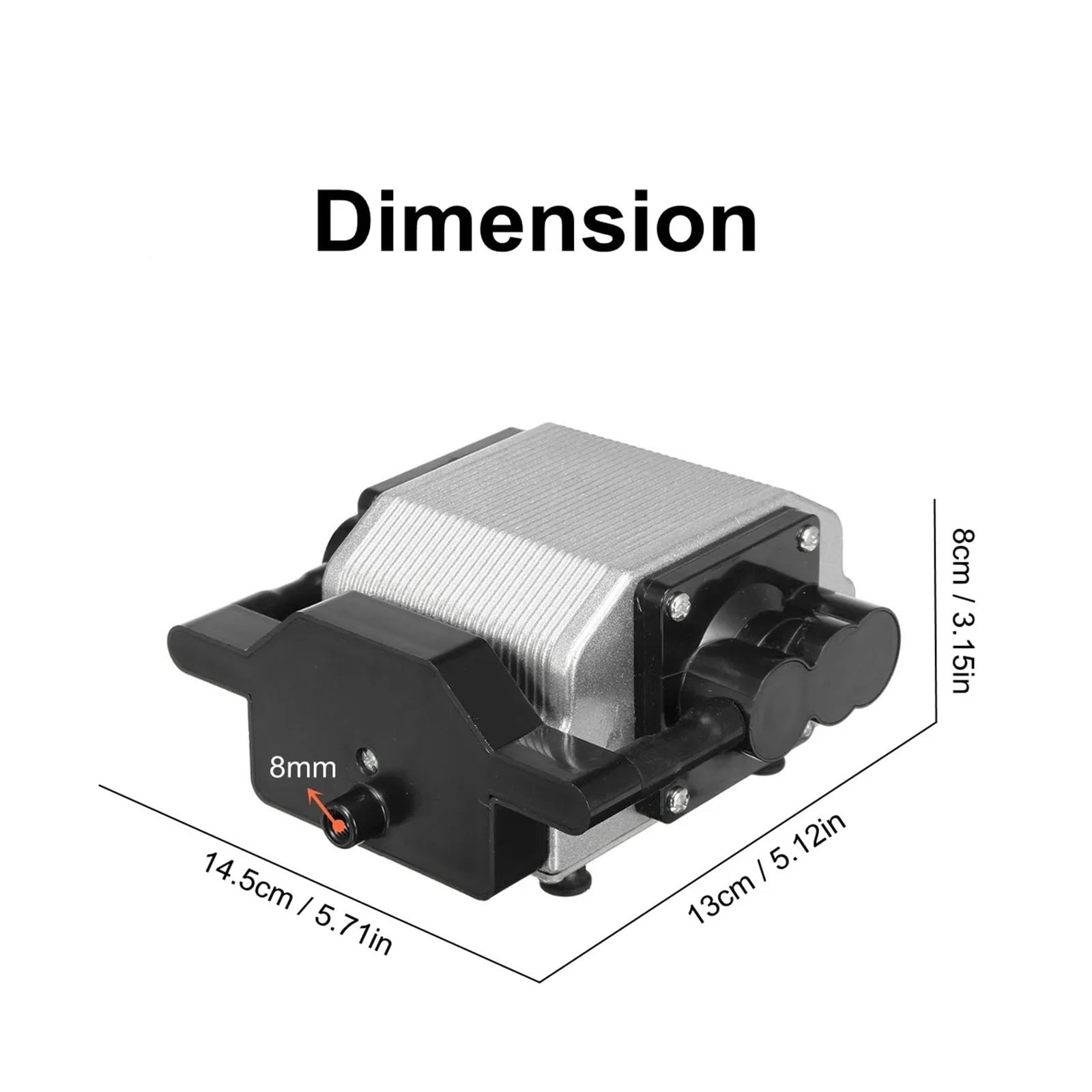 High Energy Powerful Compressor Aquarium Increasing Oxygen Air Pump Ultra Silence for Fish Tank Pond