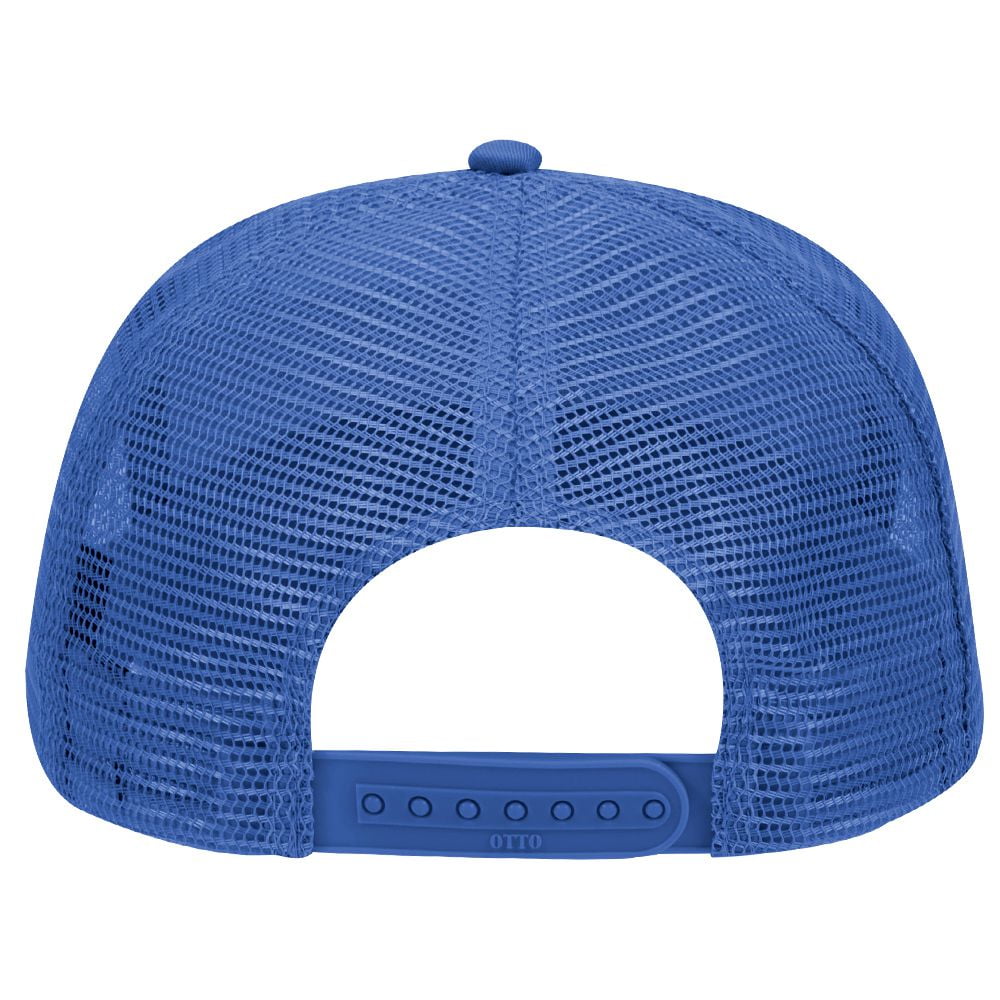 OTTO Cotton Blend Twill 5 Panel Pro Style Mesh Back Trucker Hat