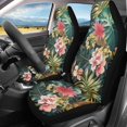 thumbnail image 2 of POLERO Flowers Pattern Breathable Front Seat Cover for All Season, Polyester Decorative Vehicle Seat Covers Sedan, 2 of 9