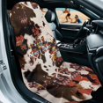 thumbnail image 2 of Uorisanigo Car Front Seat Covers Seat Covers for Cars Soft Aztec Cow Print Athletic Running Towel Seat Post Workout Sweat Washable Cover Fashion Auto Interior Suitable for Gym Workout, 2 of 8