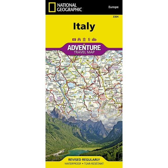 Adventure map: italy - folded map: 9781566955362