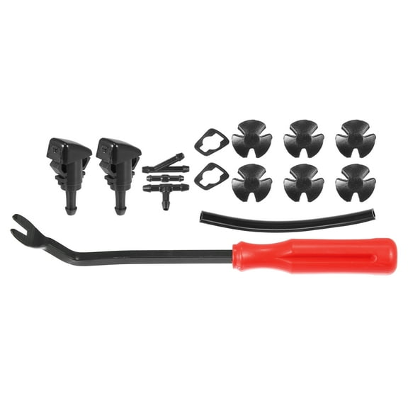 13 Pcs Front Windshield Wiper Washer Nozzle Spray Jet Kit 86636FG050 for Subaru Impreza for WRX for STI 2008-2014