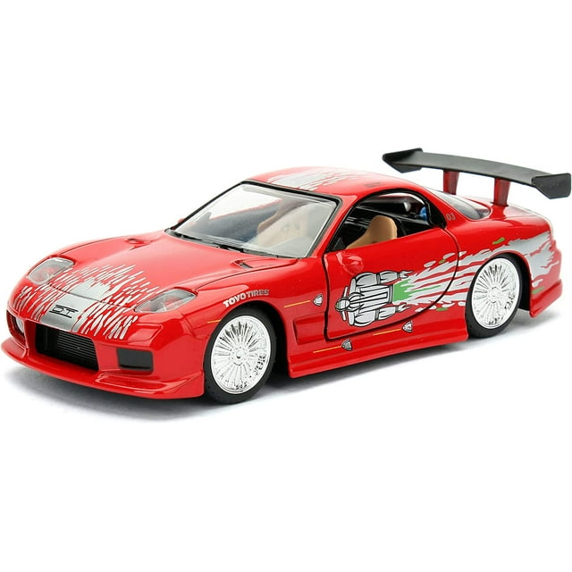 Mazda Rx-7 Rápido Y Furioso Vehículo A Escala 1:32 Doms Jada Toys RX-7
