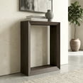 thumbnail image 3 of Evelyn&Zoe Modern Farmhouse 22" Wide Alder Brown Console Table, 3 of 7