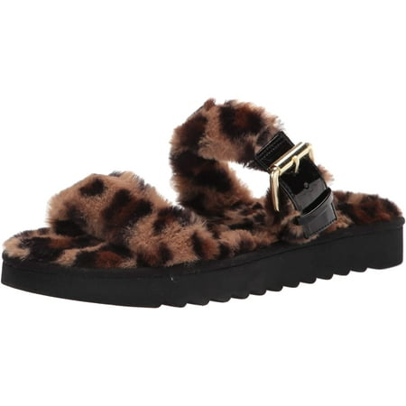 NINE WEST Womens Funkie2 Flat Sandal 5 Natural Multi