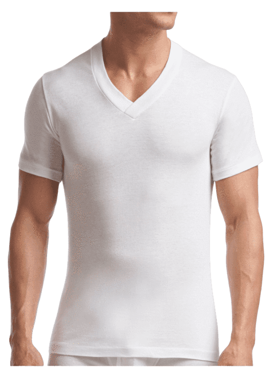 V-Neck T-Shirt Undershirt-2 Pack 