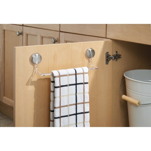 InterDesign SelfAdhesive 12" Towel Bars, Clear